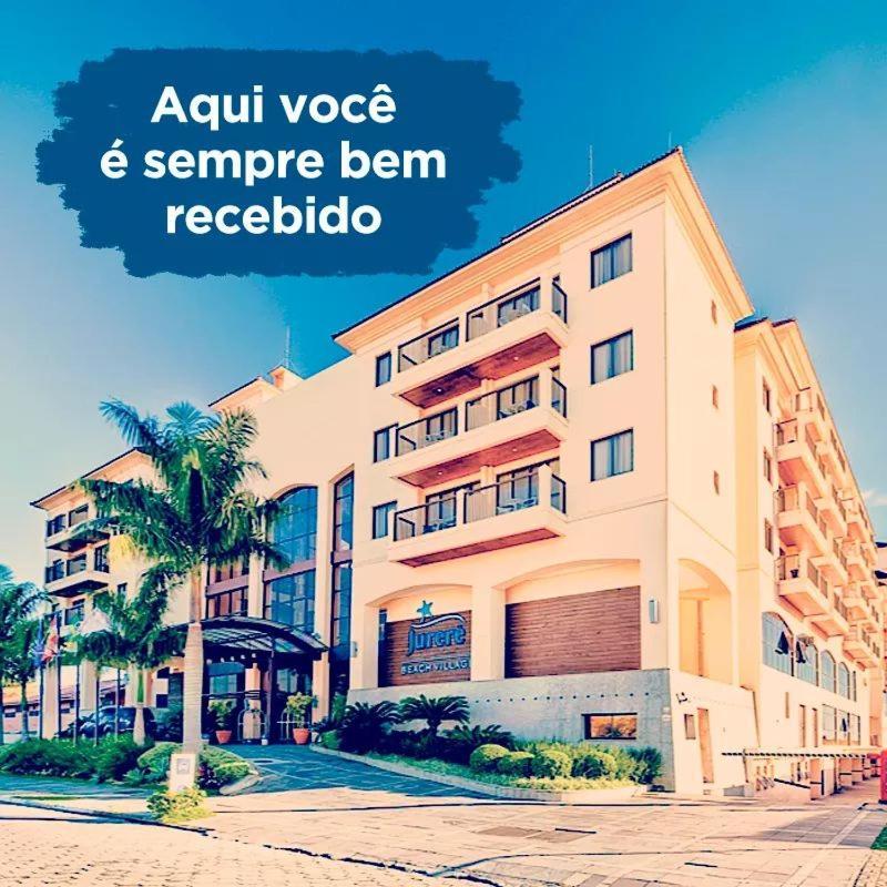 Apto pés na areia em Hotel Jurere Beach Jurere Internacional Florianópolis Extérieur photo