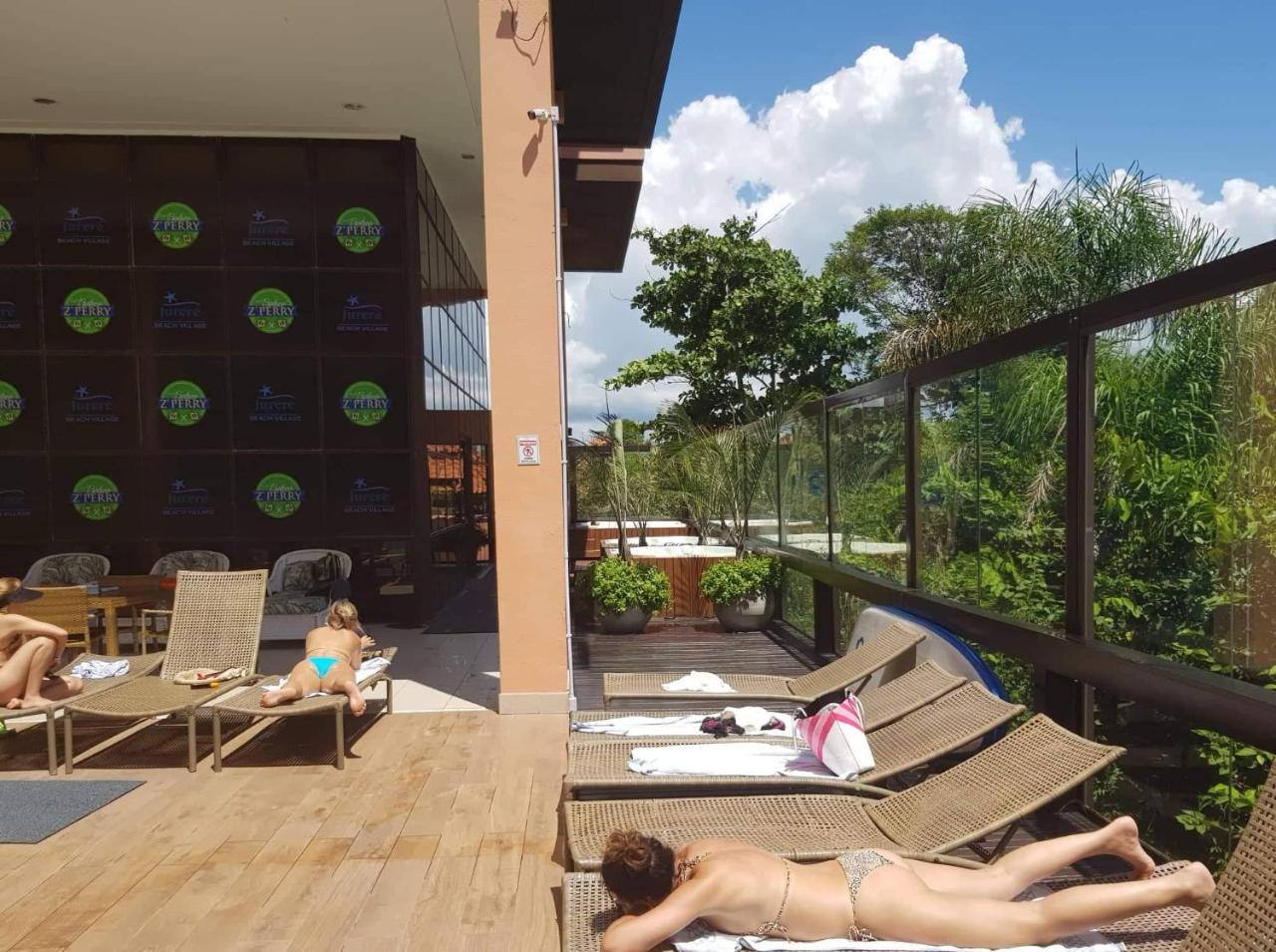 Apto pés na areia em Hotel Jurere Beach Jurere Internacional Florianópolis Extérieur photo